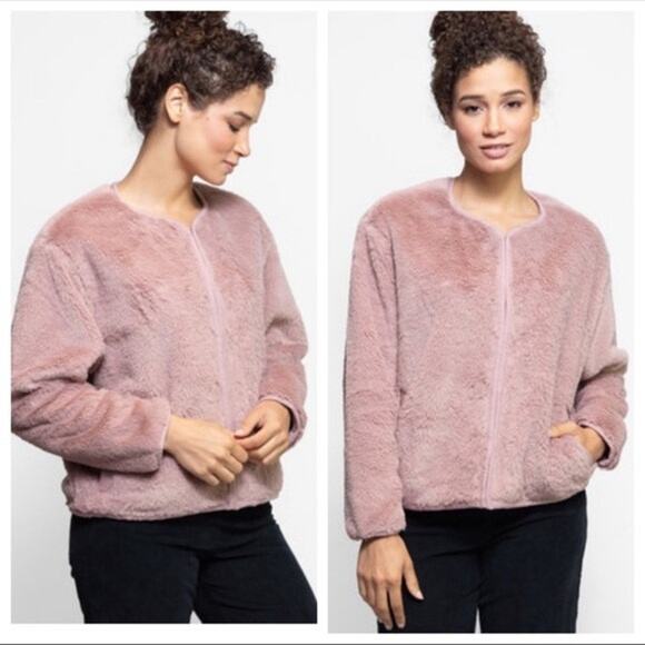 Xirena Faux Fur Jensen Jacket in Prism Pink Size XS - Picture 1 of 8